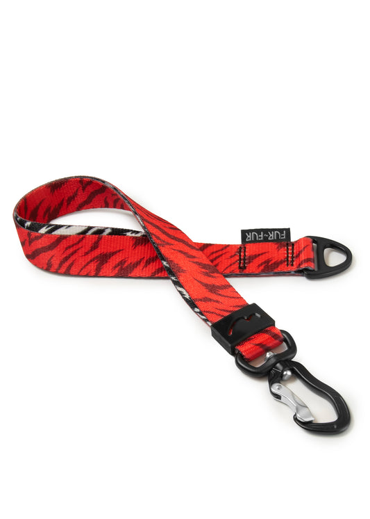 Anti-bite handle for automatic leash - RED TIGER