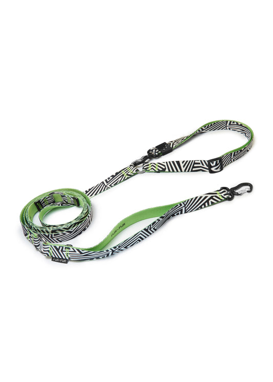 Adjustable Hands Free Dog Leash - MAZE GREEN