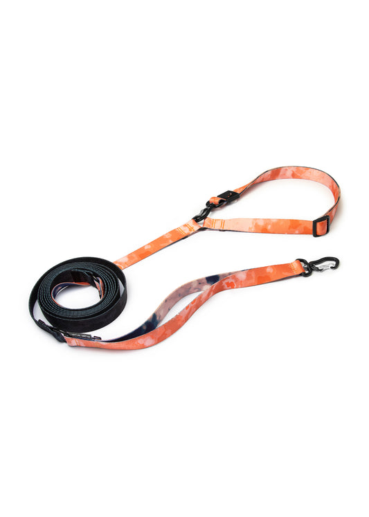 Adjustable Hands Free Dog Leash - TIE-DYE / BLACK CAMO