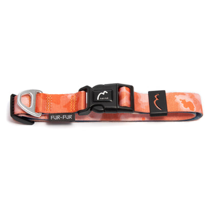 TIE-DYE ORANGE Adjustable Dog Collar