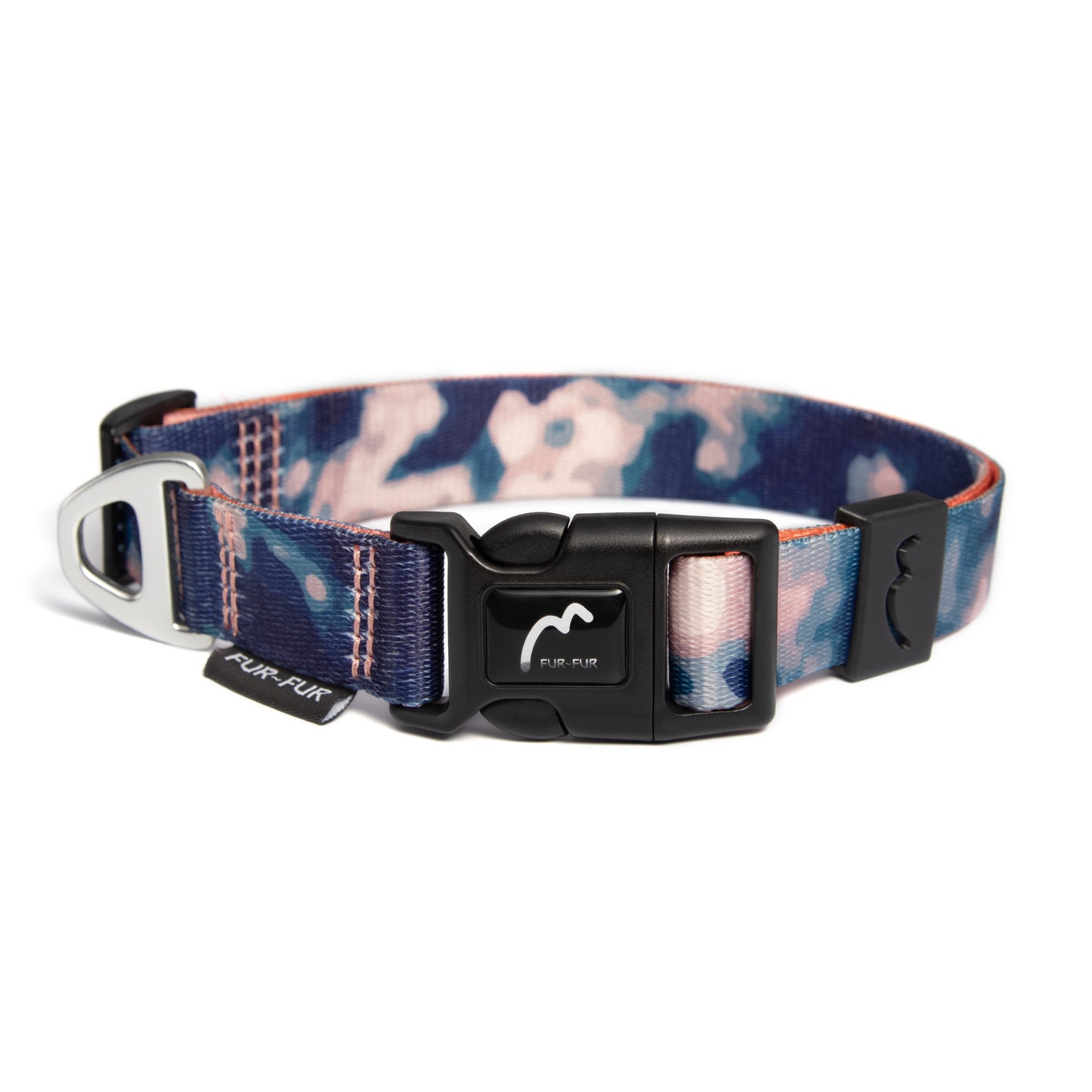 Adjustable Dog Collar TIE-DYE BLUE