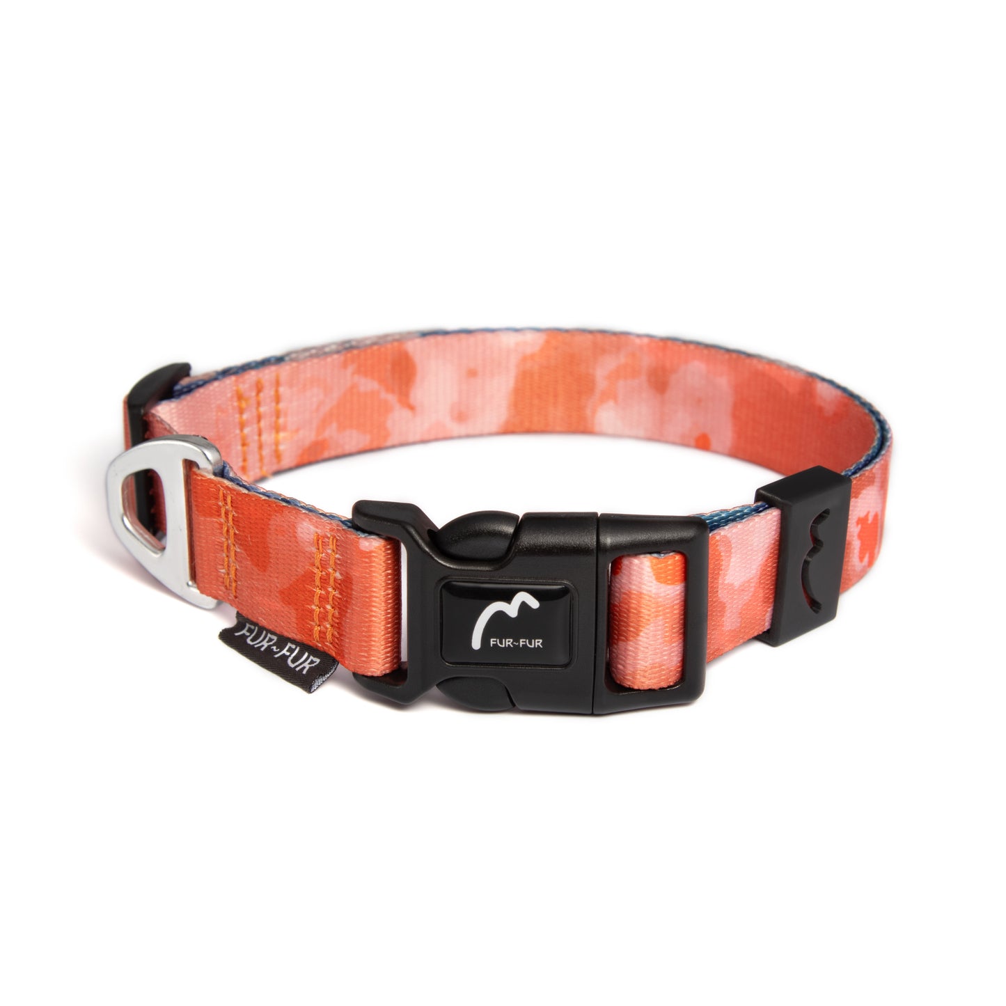 TIE-DYE ORANGE Adjustable Dog Collar