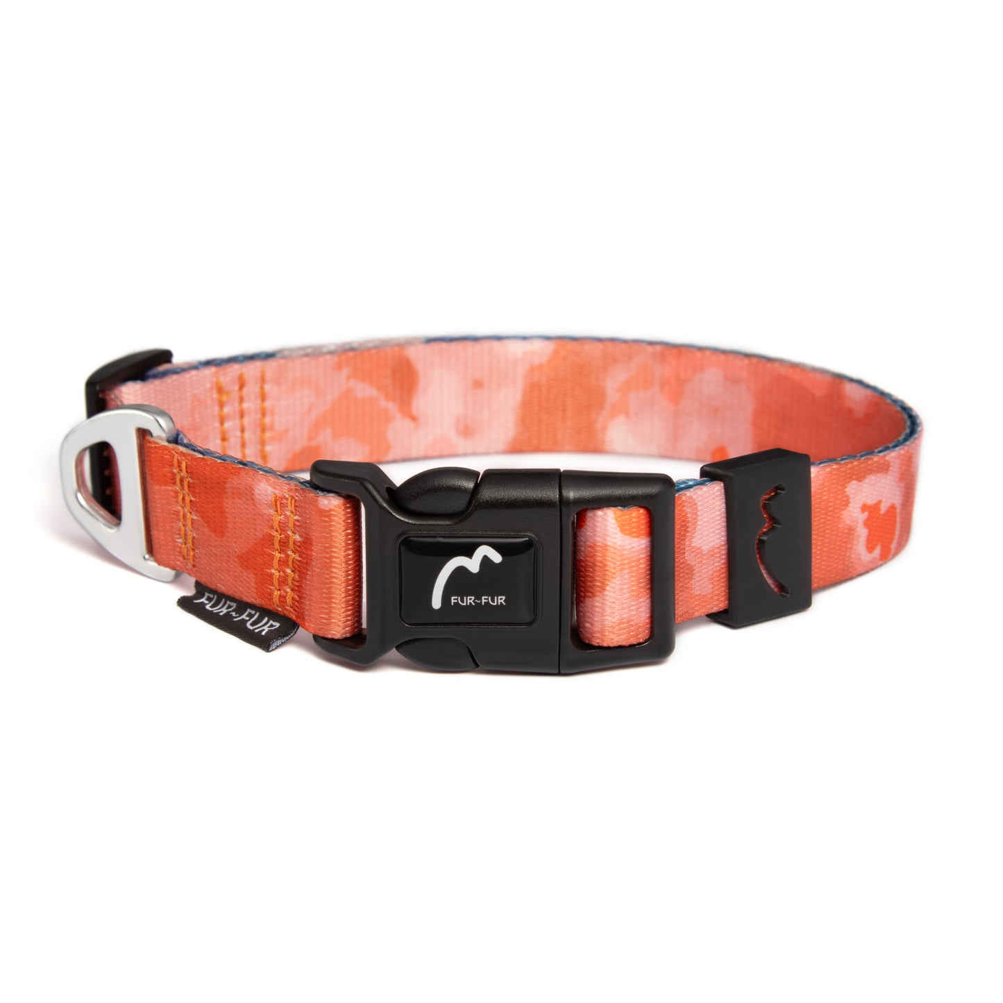 TIE-DYE ORANGE Adjustable Dog Collar