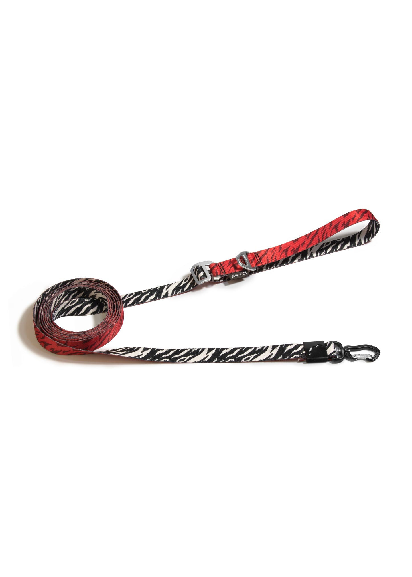 Adjustable length leash for dogs - ZEBRA