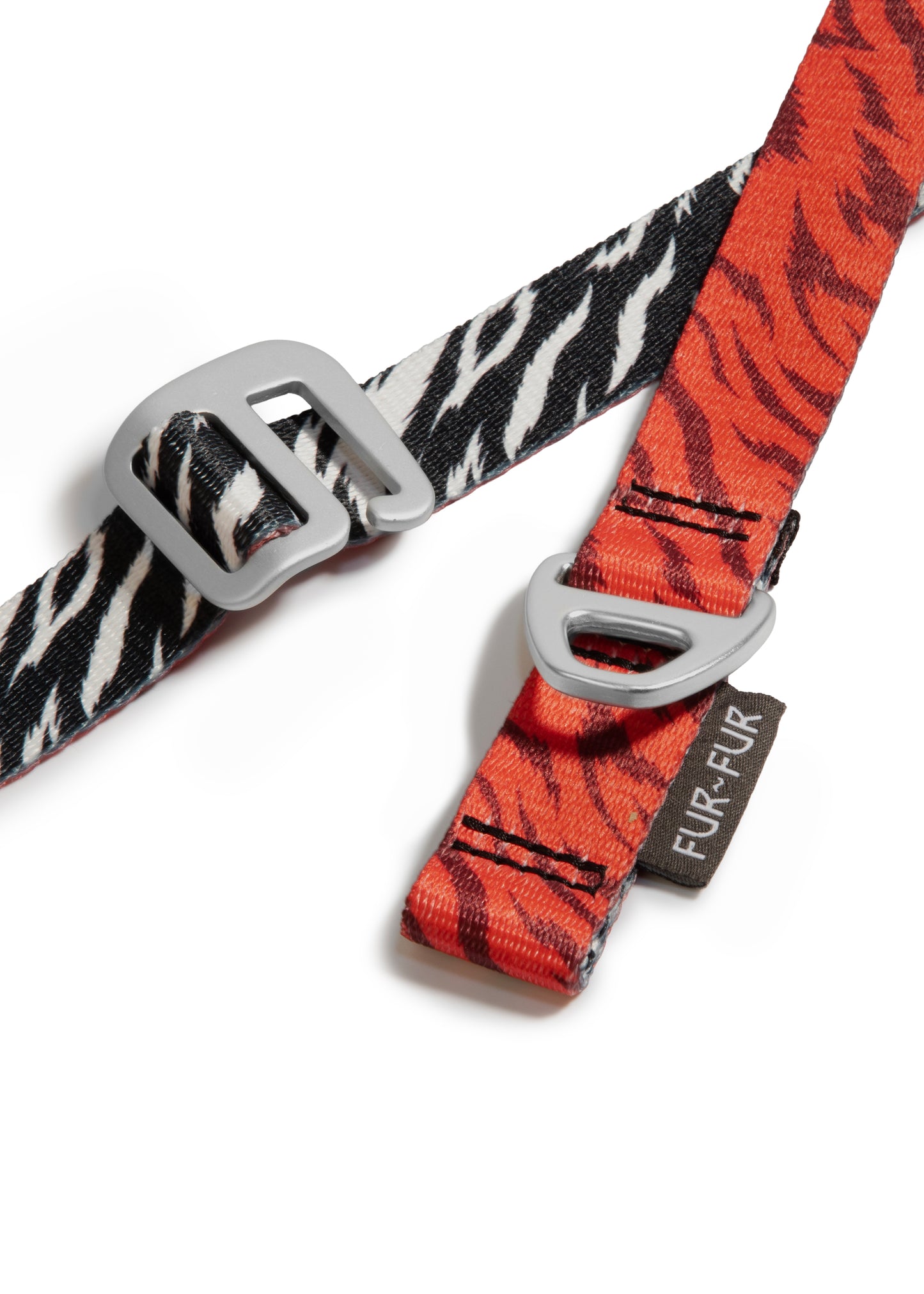 Adjustable length leash for dogs - ZEBRA