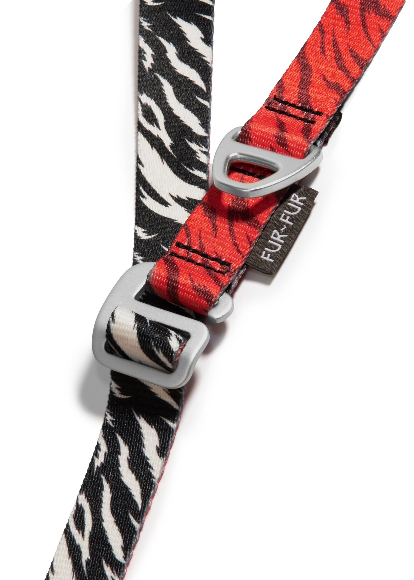 Adjustable length leash for dogs - ZEBRA