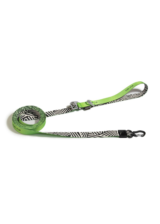 Adjustable Length Dog Leash - MAZE GREEN