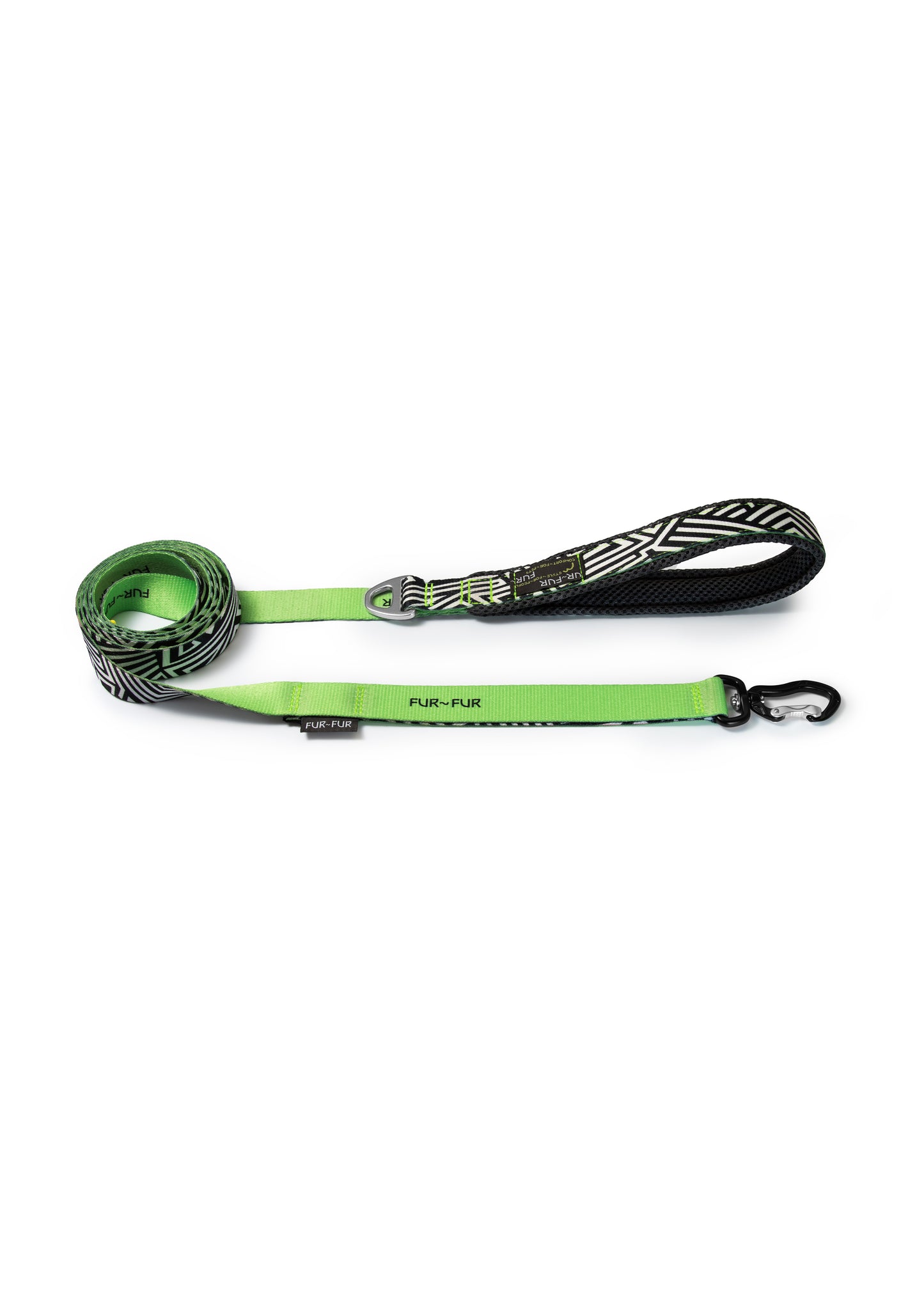 Soft handle leash - MAZE GREEN