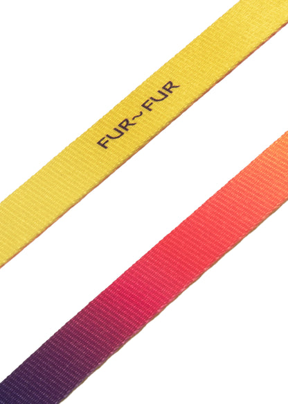 Adjustable Length Dog Leash - SUNSET / YELLOW