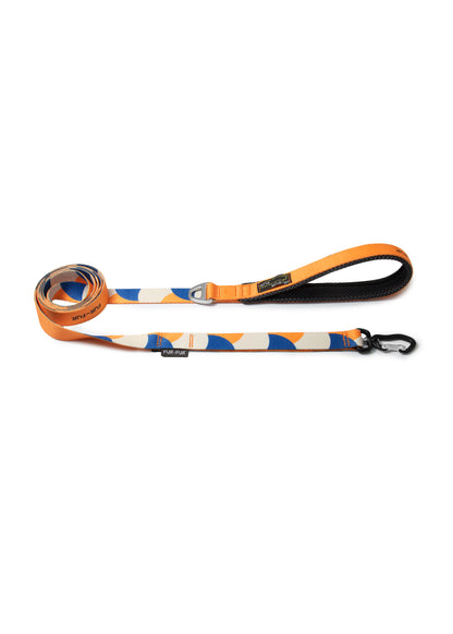 Soft handle leash - GEOMETRY / ORANGE