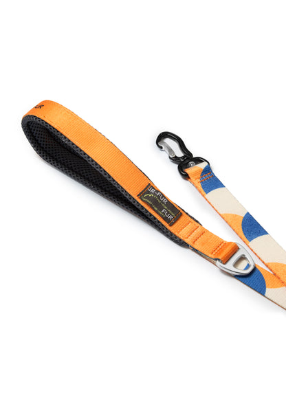 Soft handle leash - GEOMETRY / ORANGE