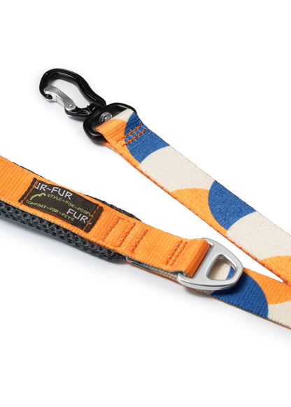 Soft handle leash - GEOMETRY / ORANGE