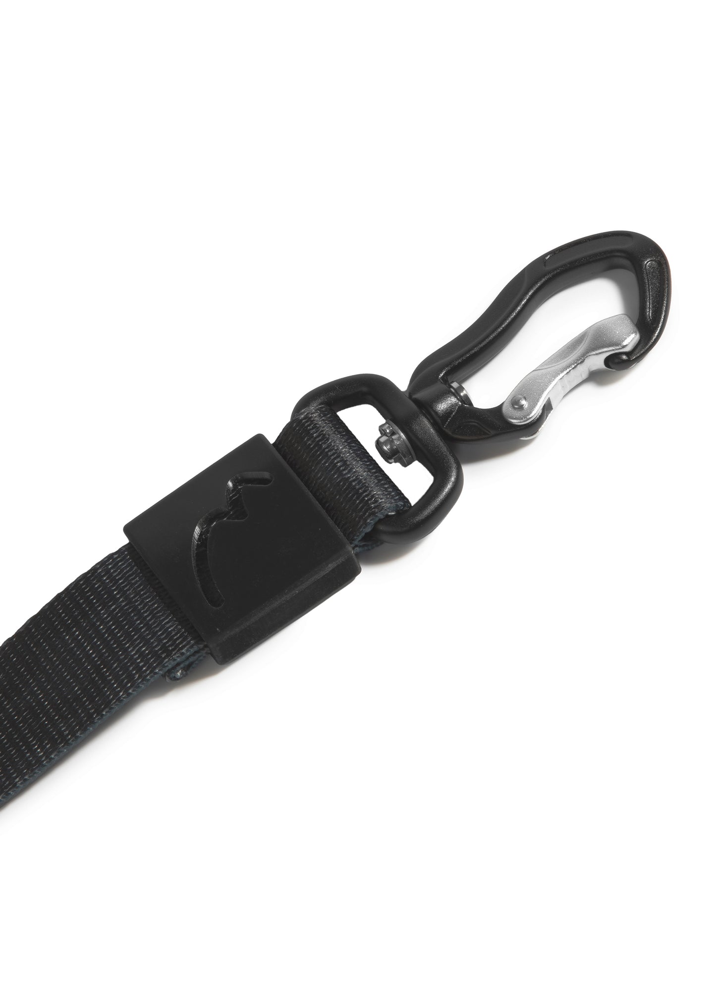 "Soft" leash with soft handle - BLACK CAMO