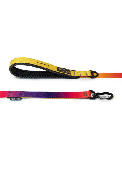 Soft handle leash - SUNSET / YELLOW