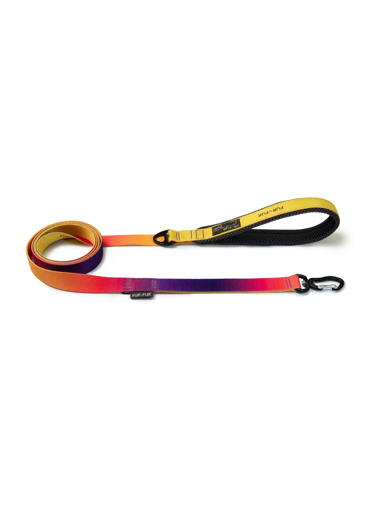 Soft handle leash - SUNSET / YELLOW